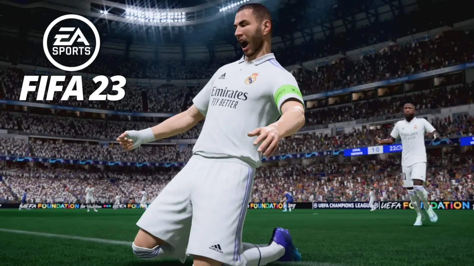 karim benzema celebrating in FIFA 23