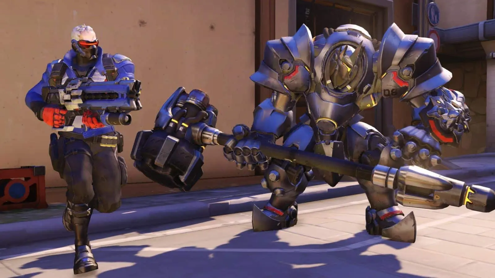 overwatch soldier 76 and reinhardt header