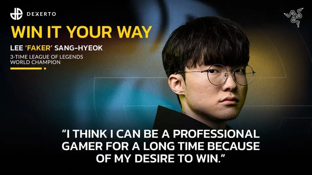 faker razer quote