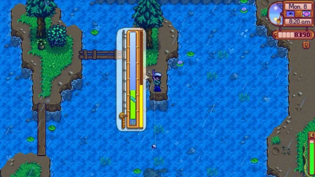 Fishing in Stardew Valley