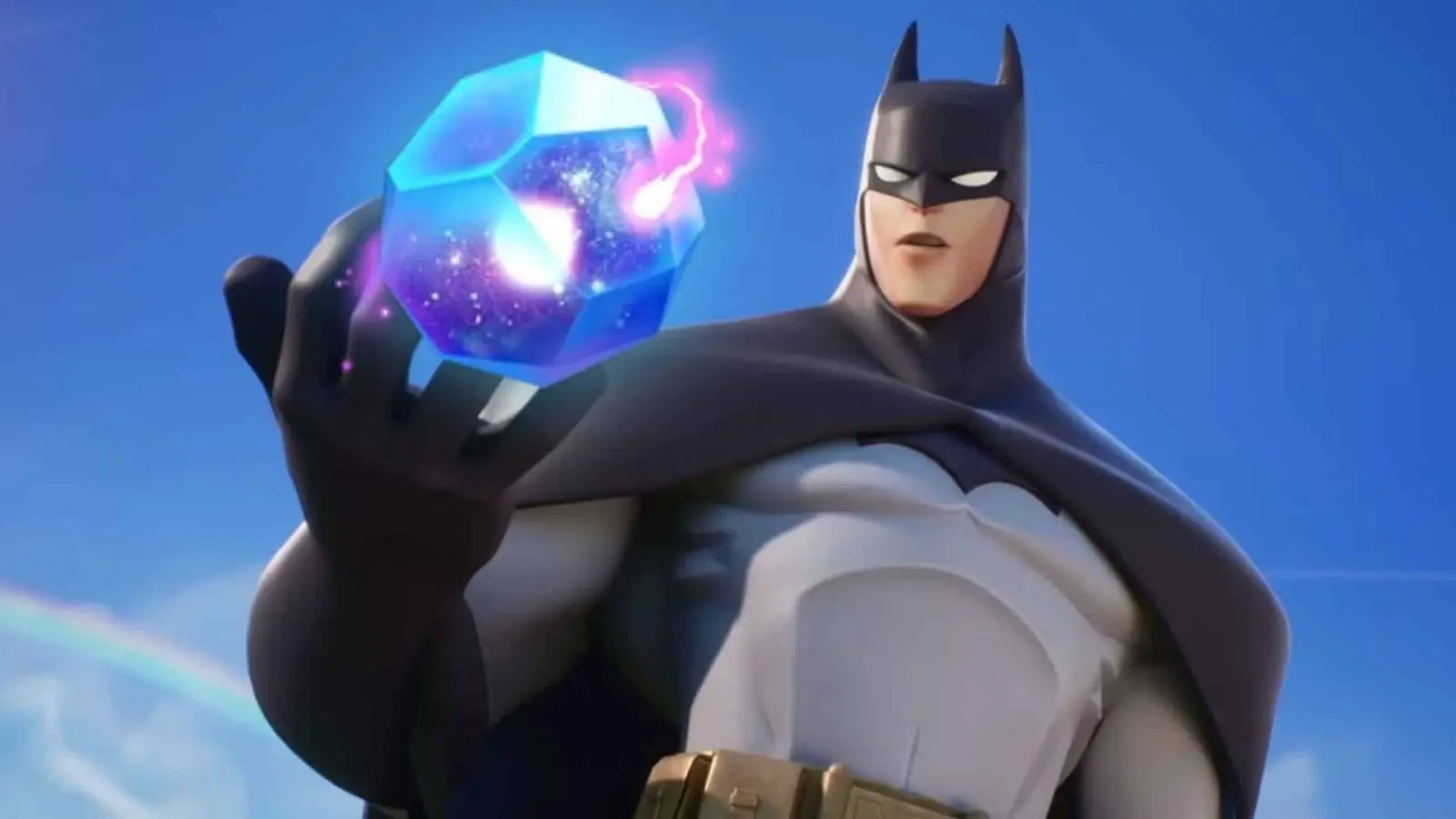 batman looking at gleamium in multiversus