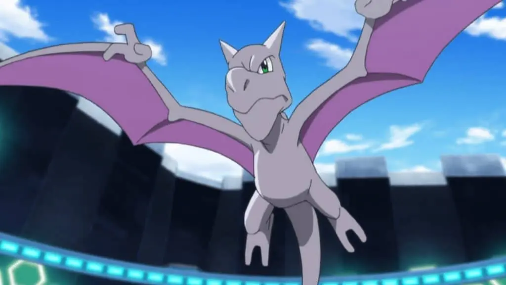 Aerodactyl flying