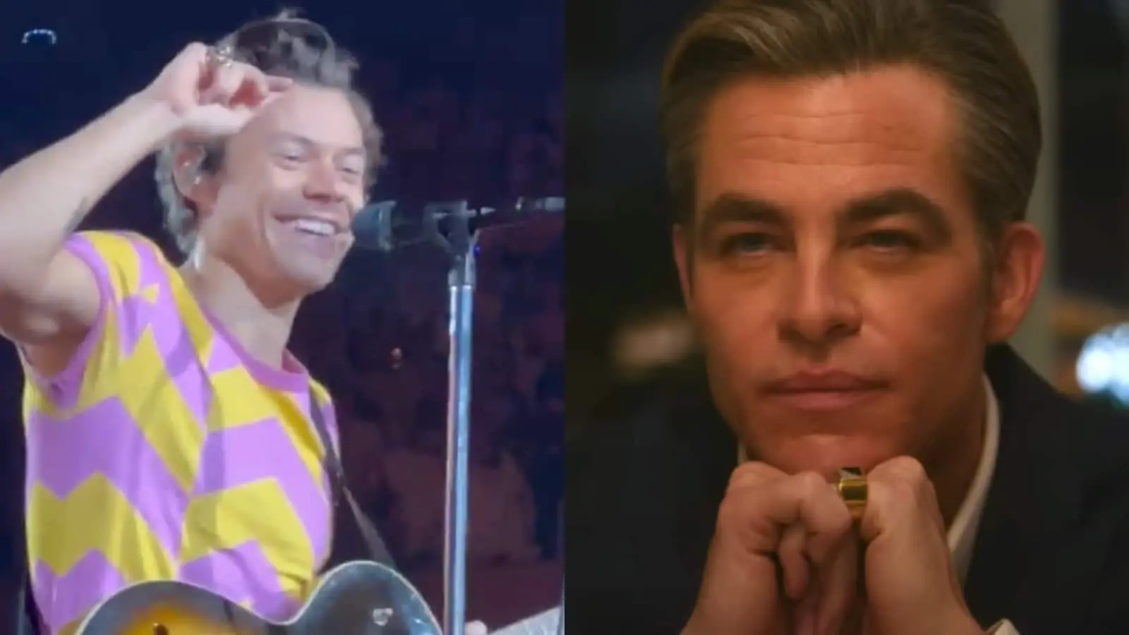 Harry Styles and Chris Pine