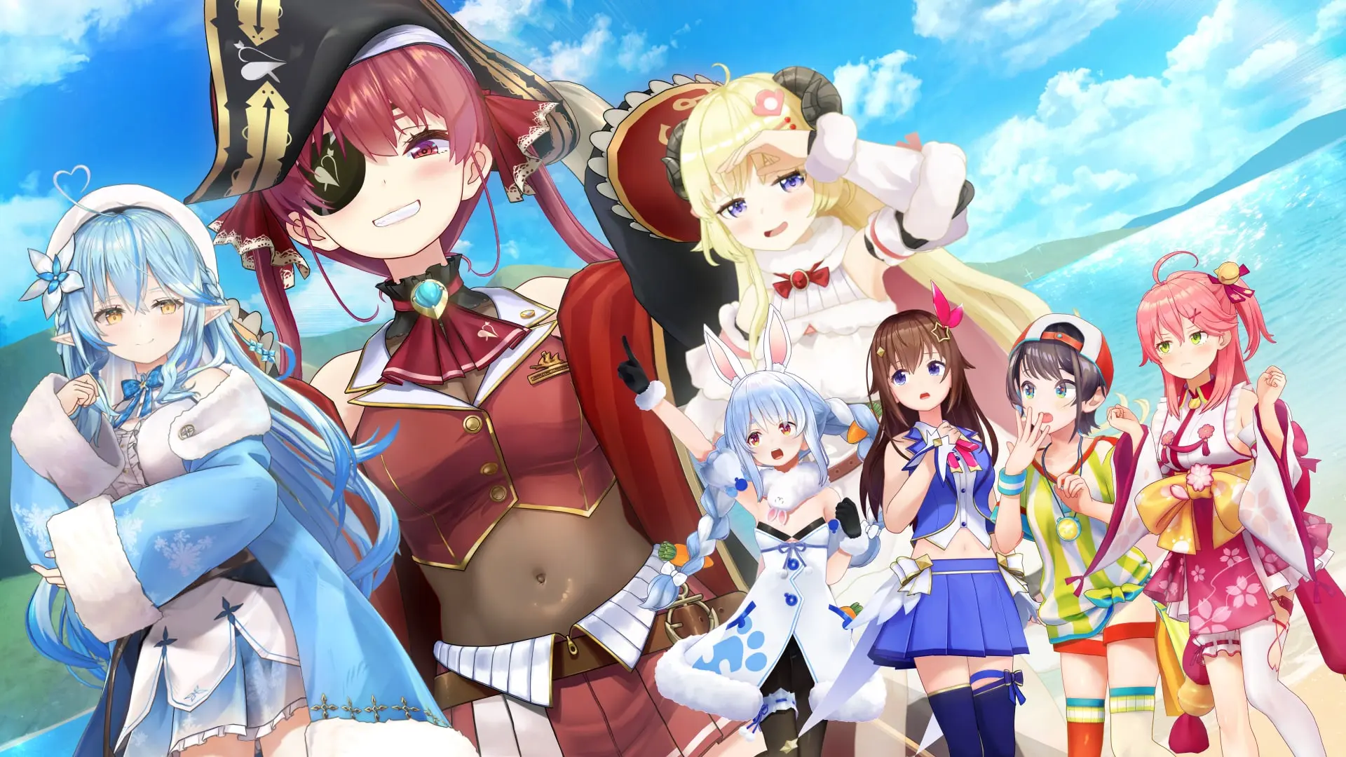 Hololive Summer 2022 keyart