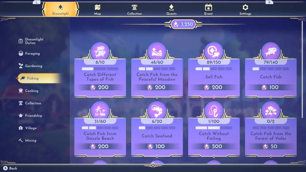 Tasks to earn Dreamlight in Disney Dreamlight Valley