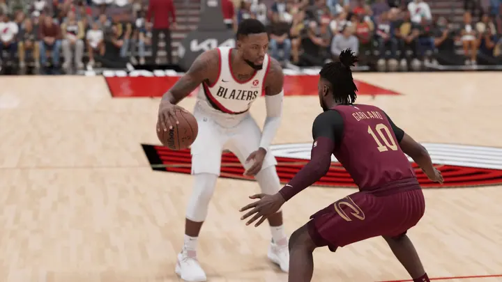 nba 2k23 player dribbling