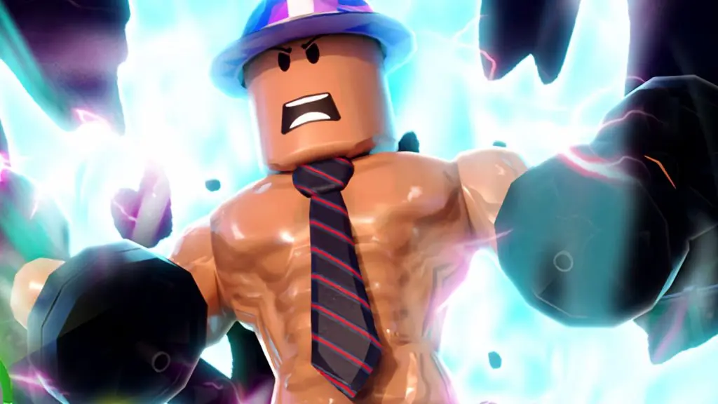 Roblox Weight Lifting Simulator buff character