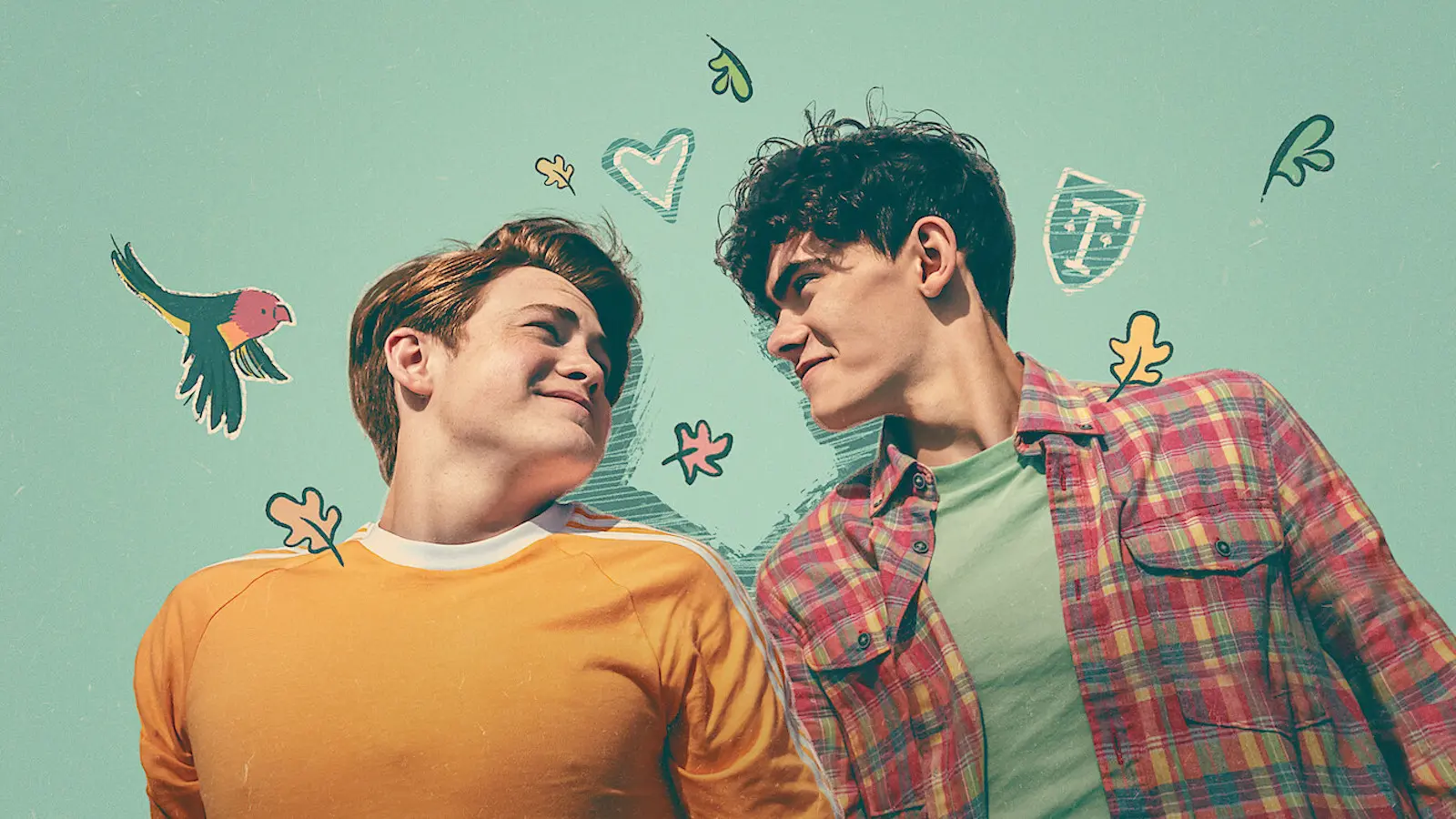 Kit Connor and Joe Locke as Nick and Charlie in Heartstopper