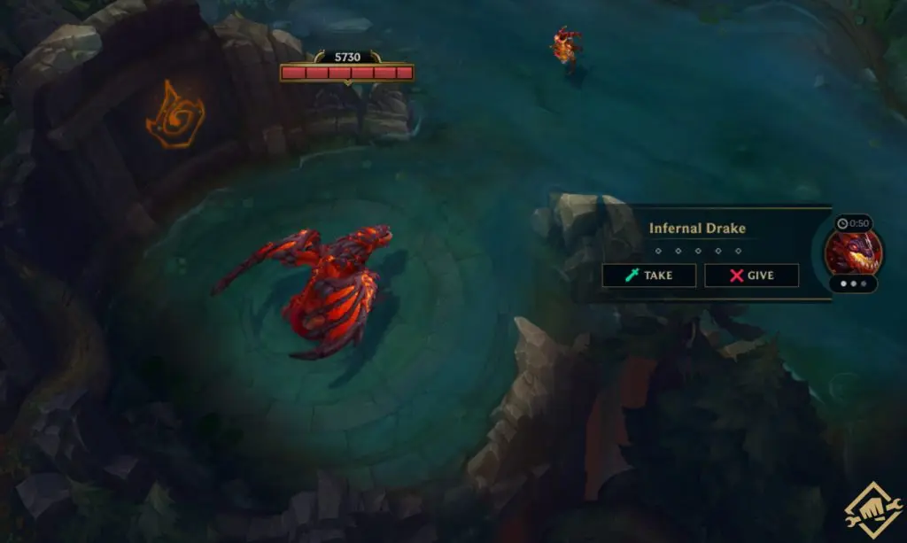 League of Legends Objective Planning vote at Infernal Dragon