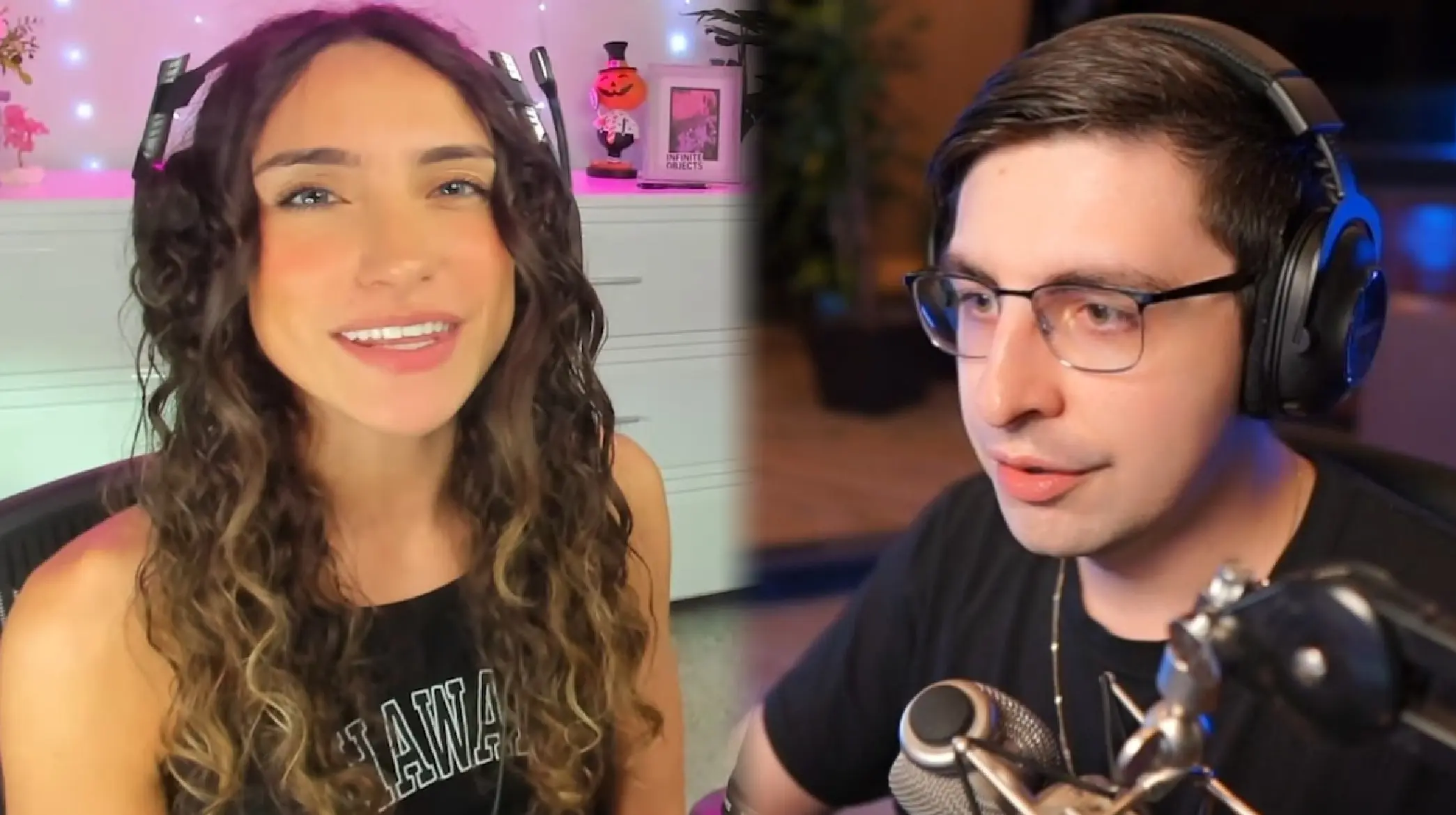 Nadia next to shroud