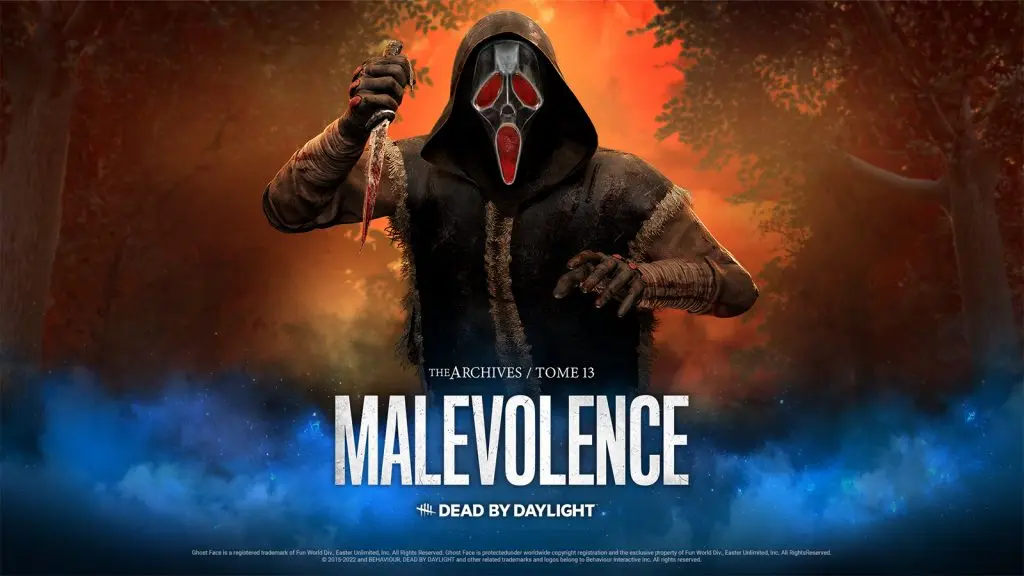 Key art for Dead by Daylight Tome 13, Malevolence