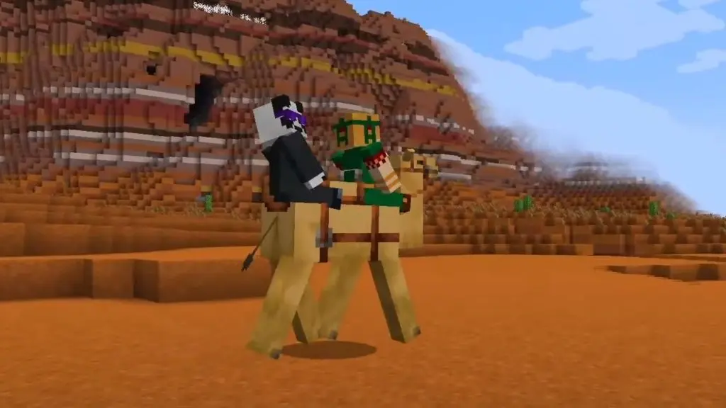 Camels in Minecraft