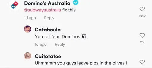 dominos slams subway