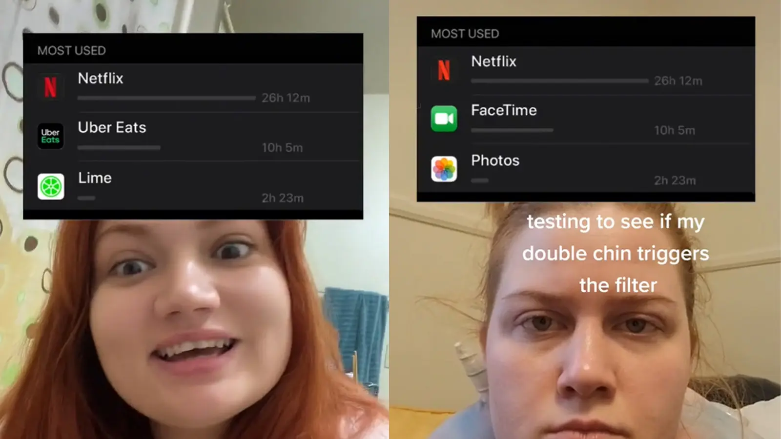 TikTok screen time filter