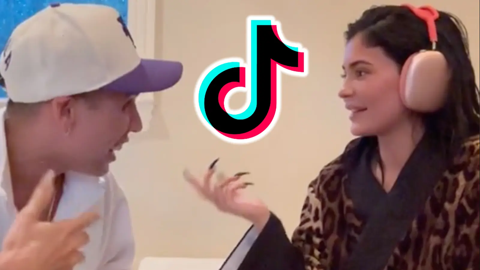 Kylie Jenner doing TikTok prank