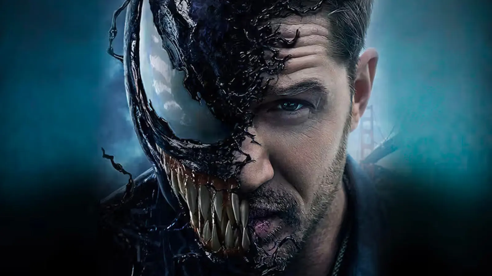 Tom Hardy on the poster for Venom