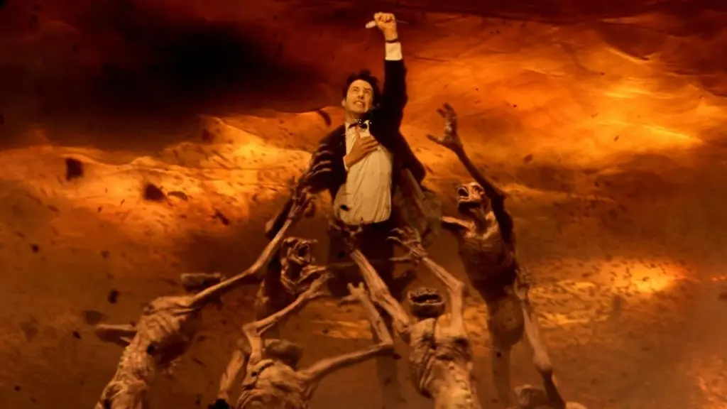 Keanu Reeves in the first Constantine movie