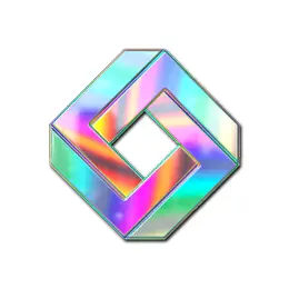 Infinite Diamond holo sticker