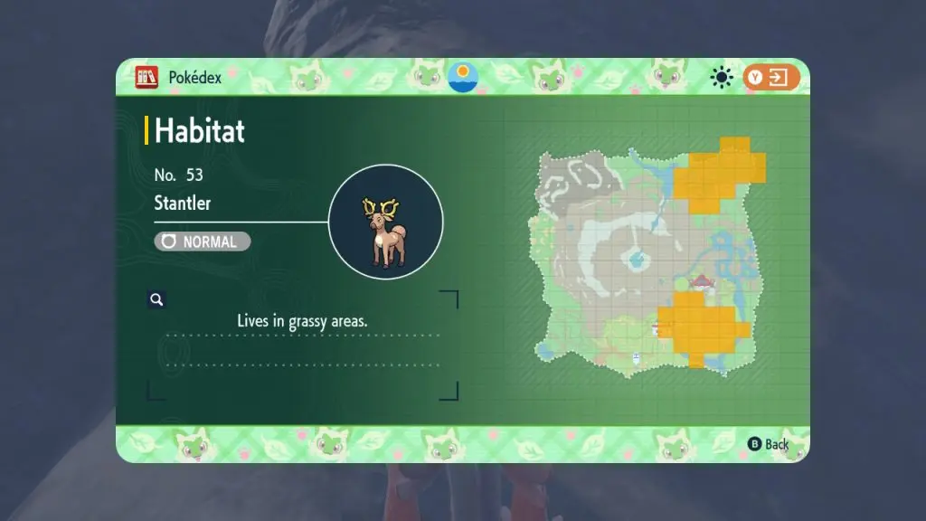 pokemon scarlet violet stantler dlc location