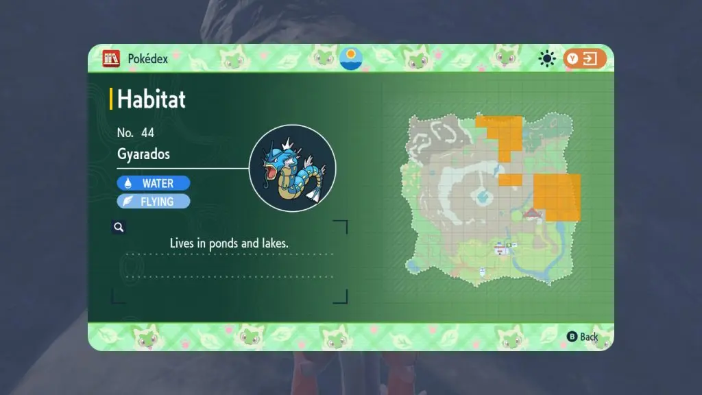 Pokemon scarlet violet dlc location gyarados