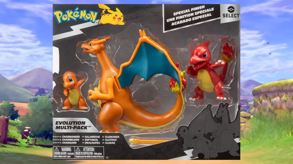 Pokemon Charmander and Charizard figures black friday deal