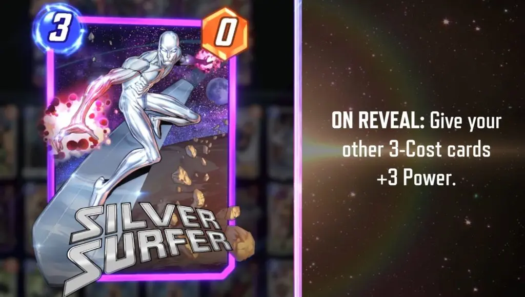 Marvel Snap Silver Surfer card