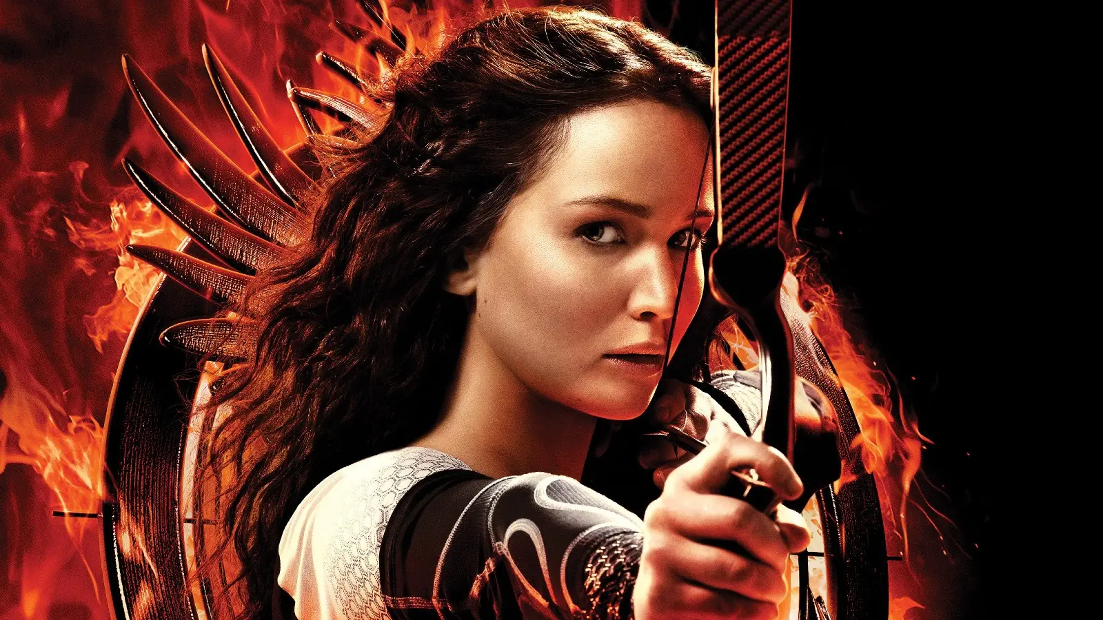 Jennifer Lawrence as Katniss Everdeen in The Hunger Games: Catching Fire