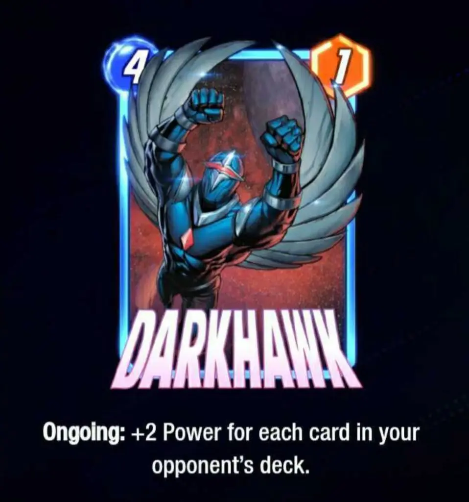 Darkhawk in Marvel Snap