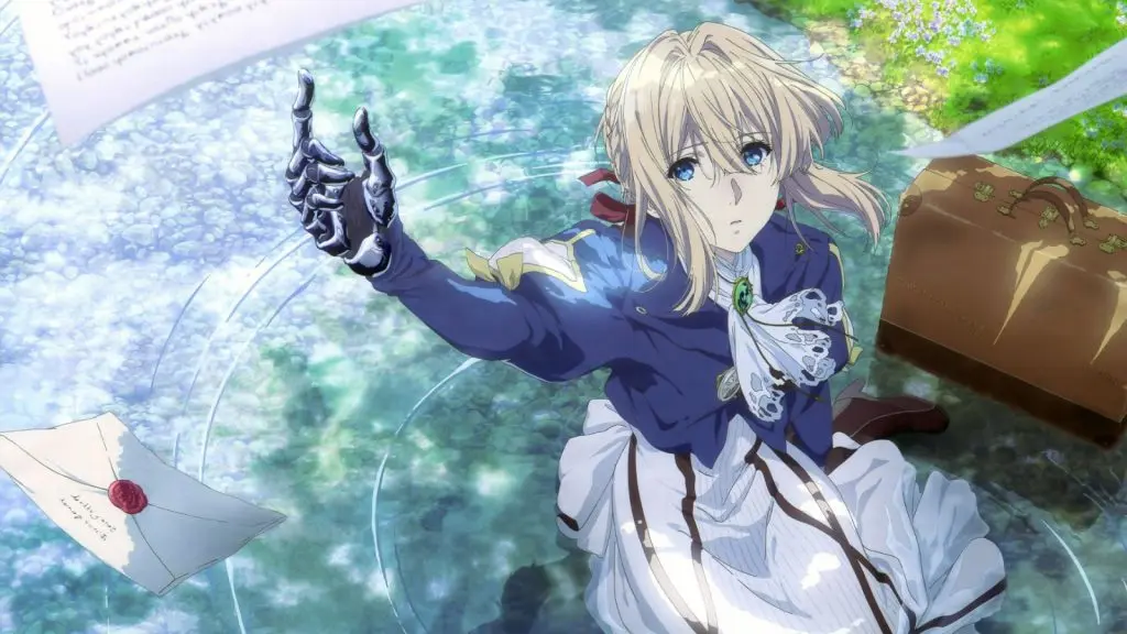 violet evergarden short anime series