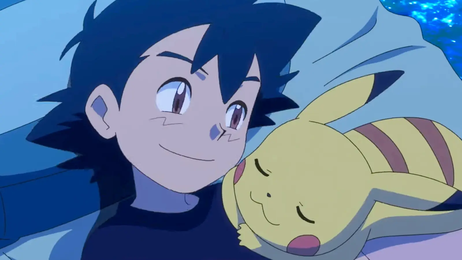 Ash and Pikachu in the Pokemon anime