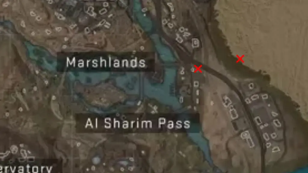 Marshlands hidden cache location