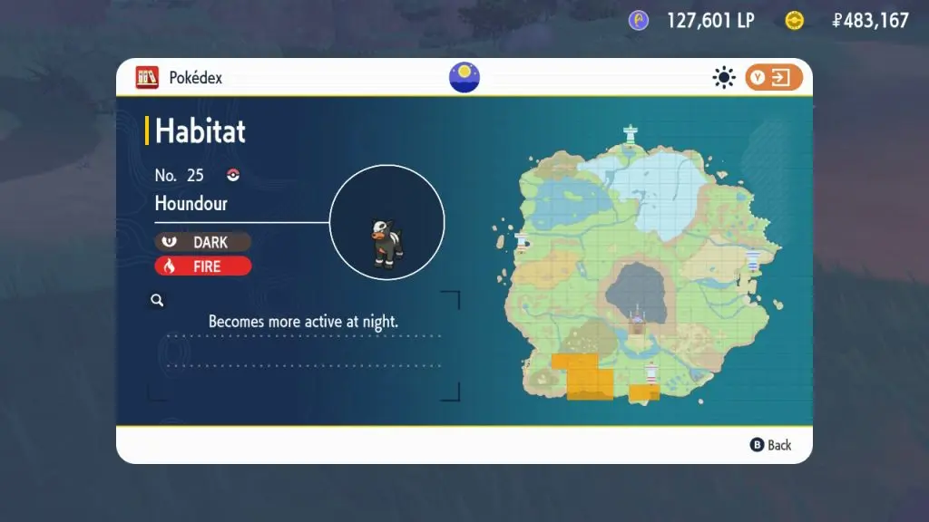 houndour locations pokemon scarlet violet