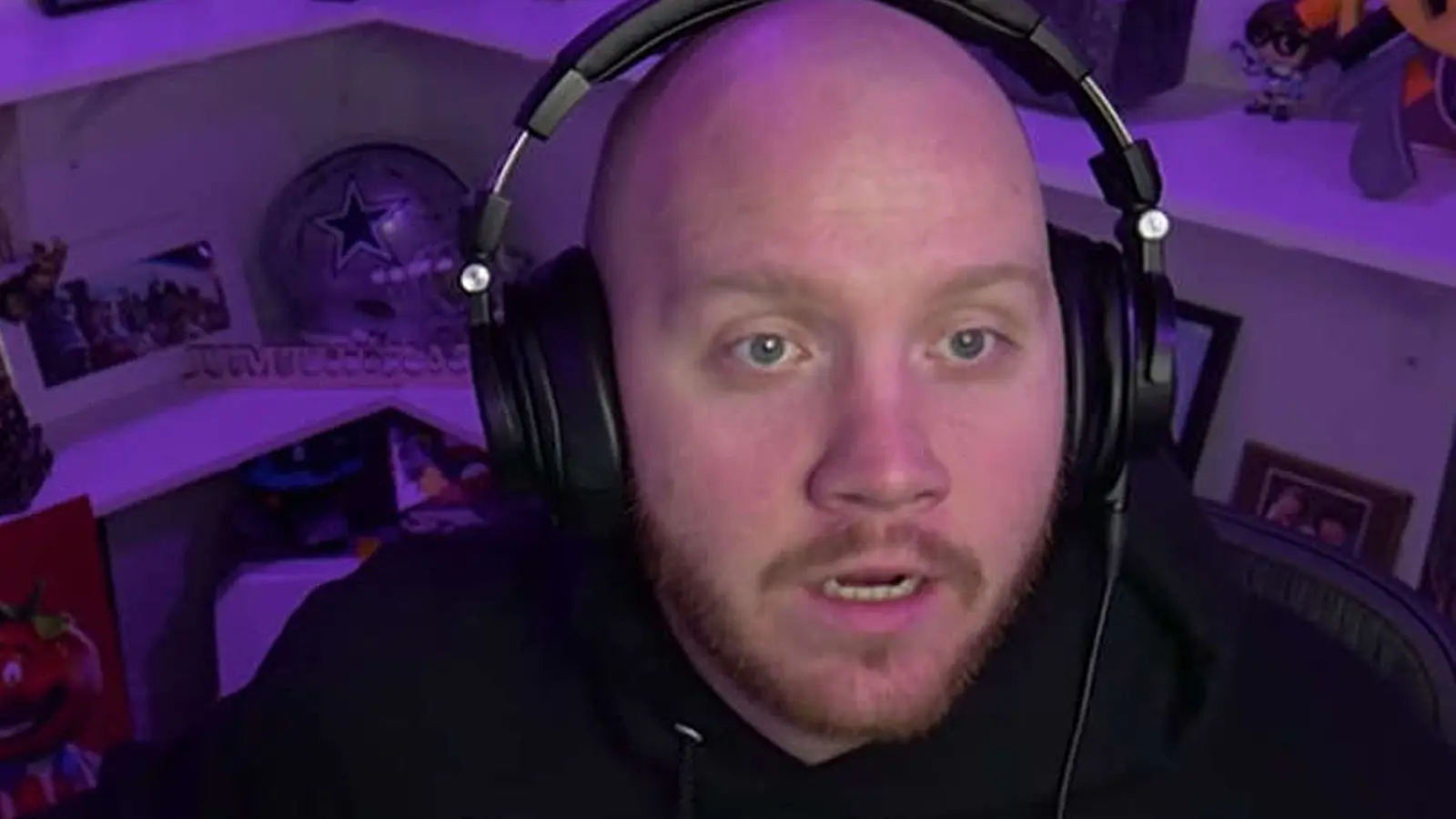 TimTheTatman looking exasperated on stream