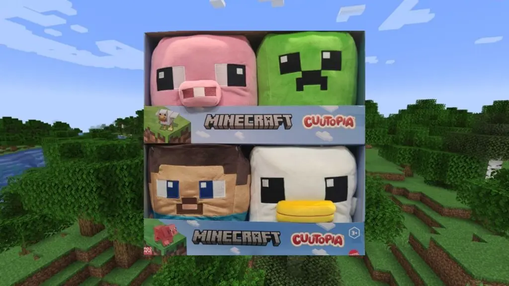 Minecraft plush gift