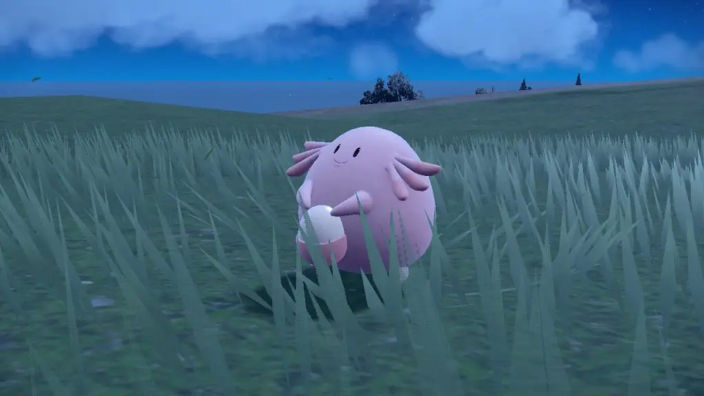 pokemon scarlet violet chansey in the wild