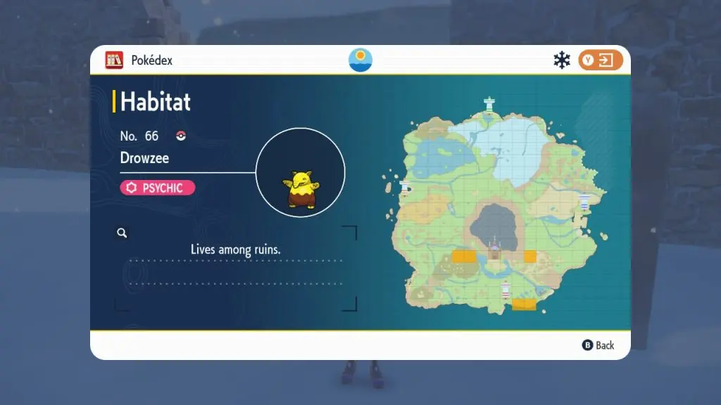 pokemon scarlet violet drowzee locations