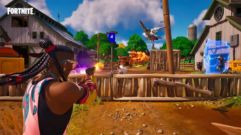 A Falcon Scout in Fortnite