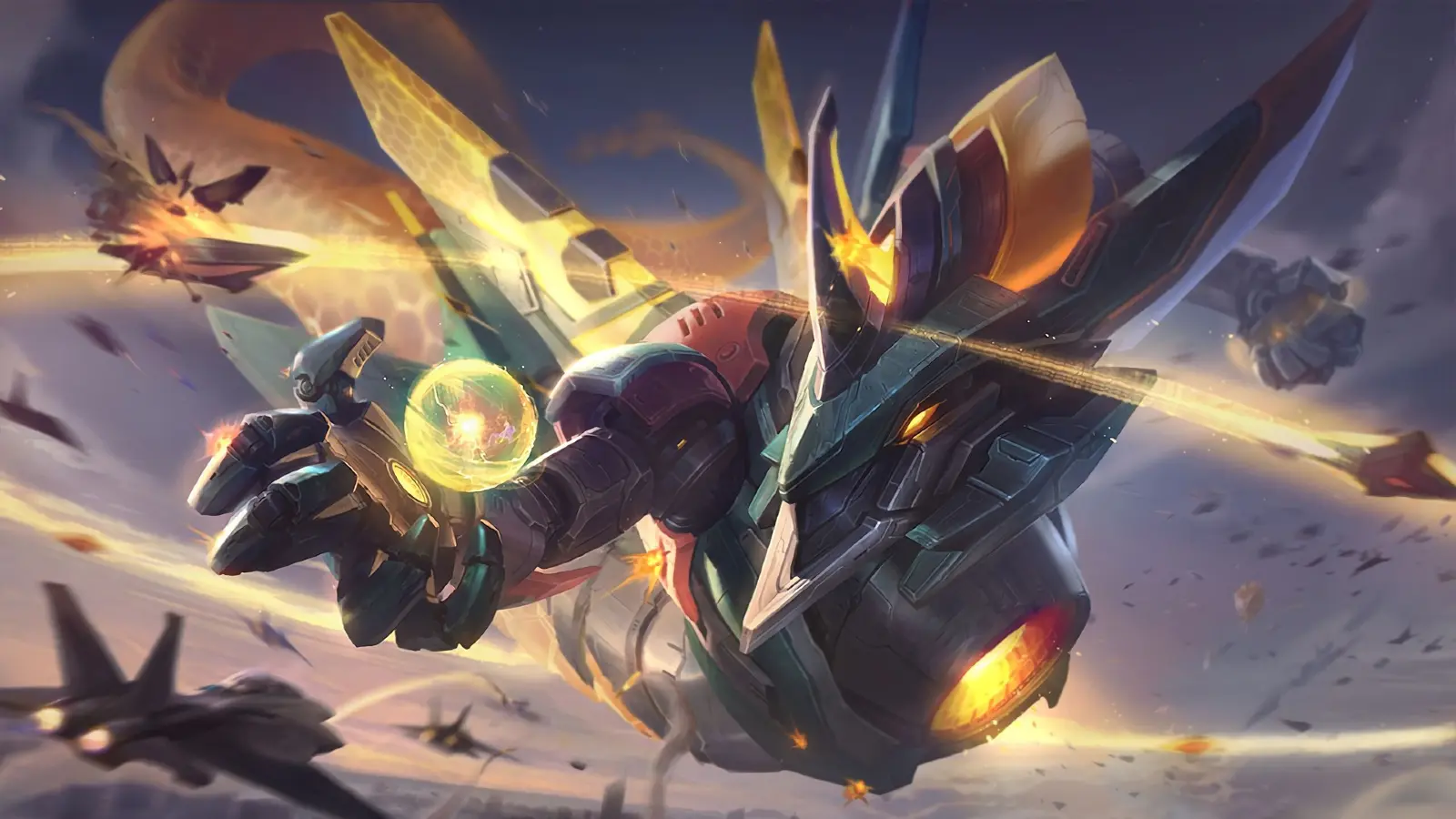 mecha aurelion sol splash art