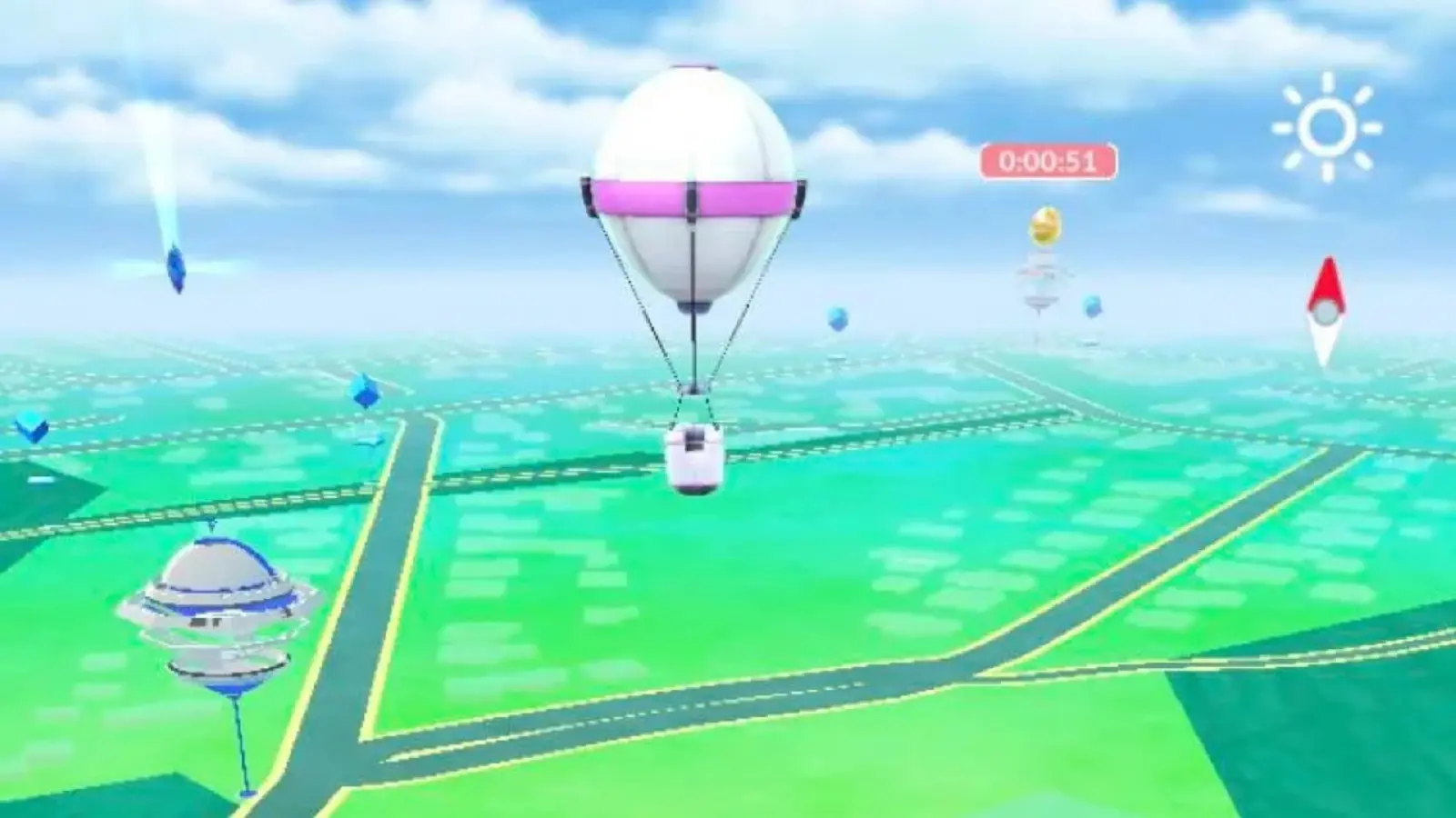 Pokemon Go Sponsor Balloons