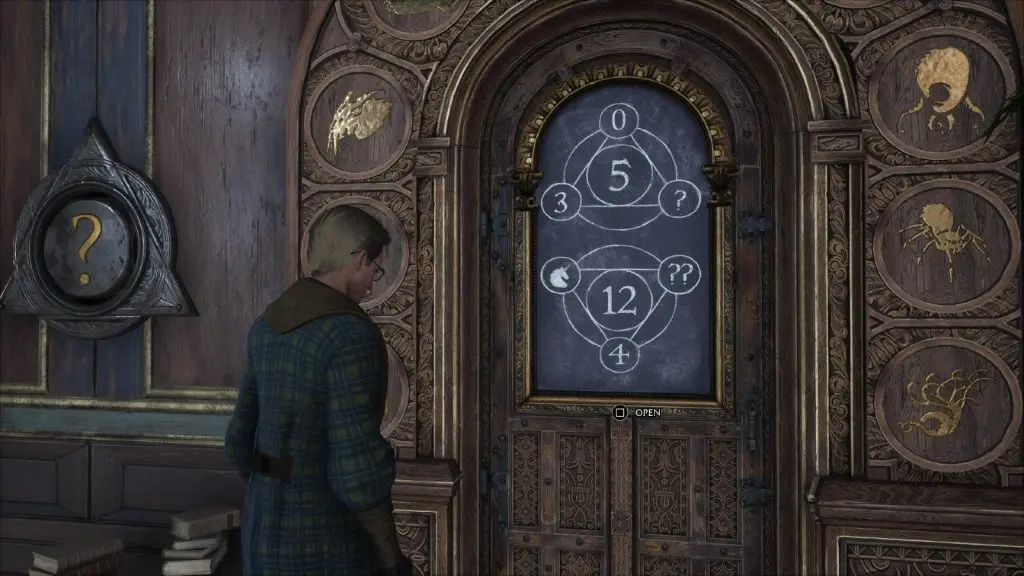 Hogwarts Legacy animal symbol door