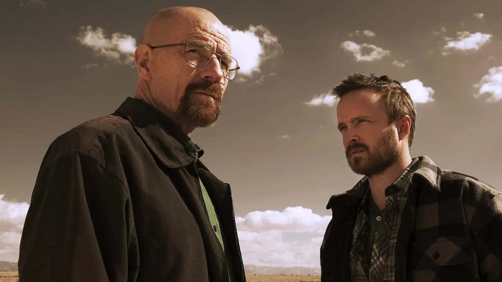 Bryan Cranston and Aaron Paul in Breaking Bad