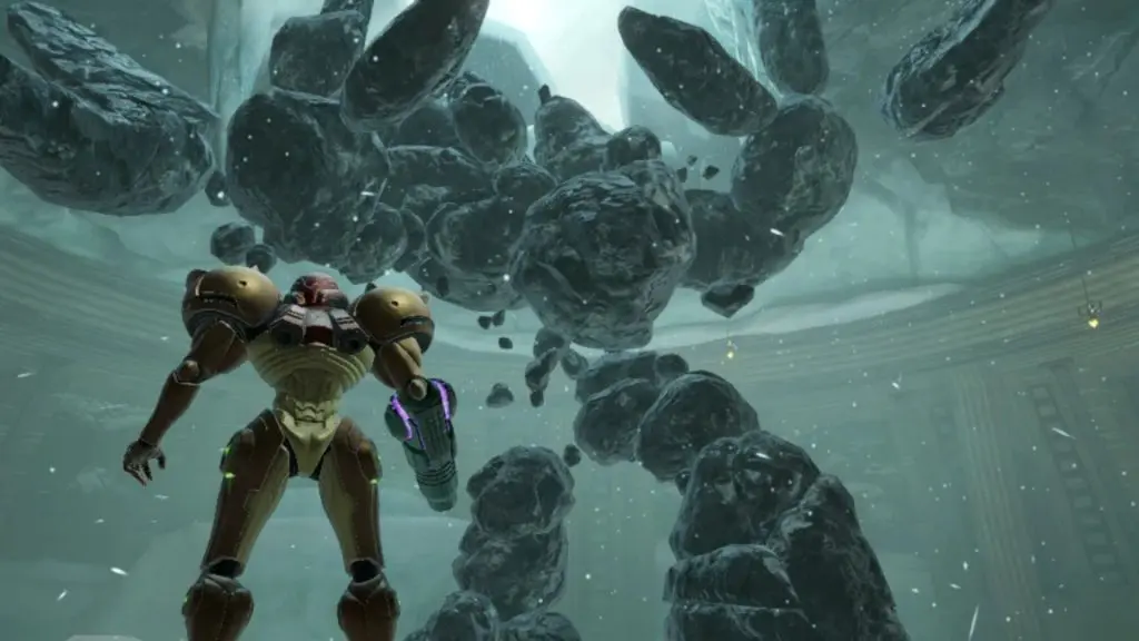 samus boss cut scene in metroid prime remastered