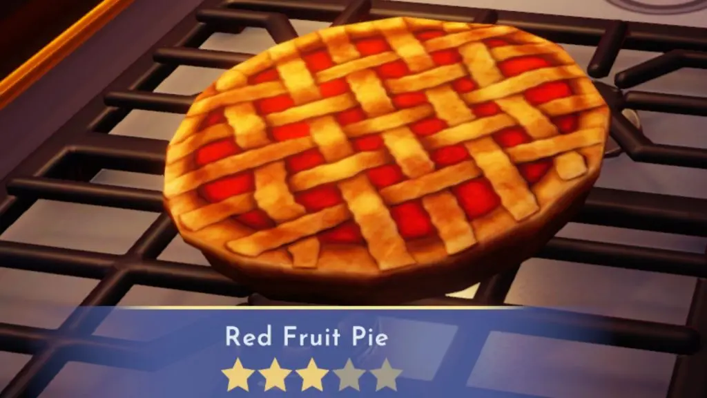 Disney Dreamlight Valley Red Fruit Pie