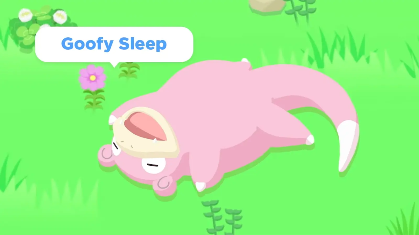 A screenshot of Pokemon Sleep