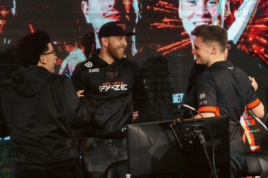 Atlanta FaZe's SlasheR, Cellium and aBeZy at CDL Major 2