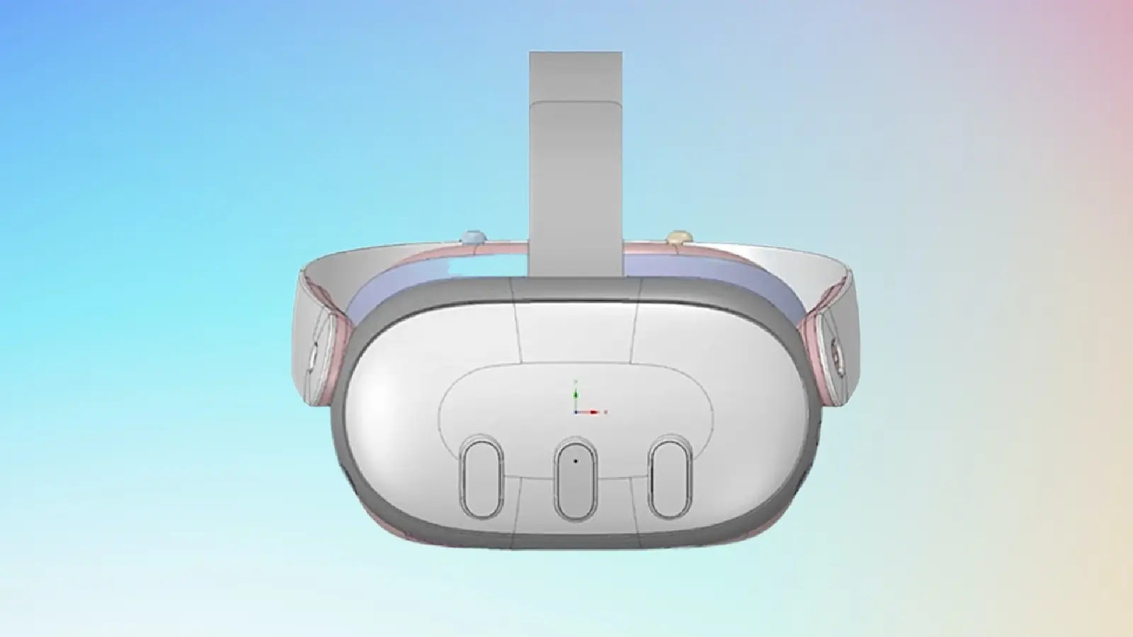 A render of the Meta Oculus Quest 3