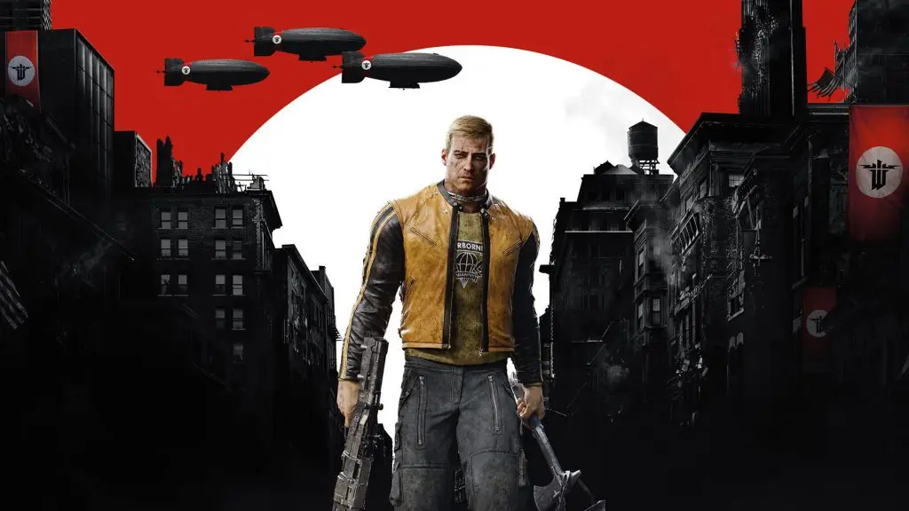 Wolfenstein 2 cover art