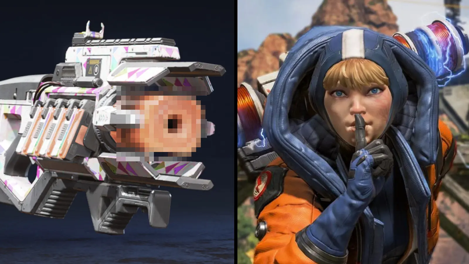 Apex Legends players can't unsee charge rifle skin