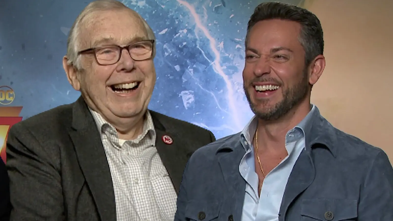 Shazam's oldest fan and Zachary Levi