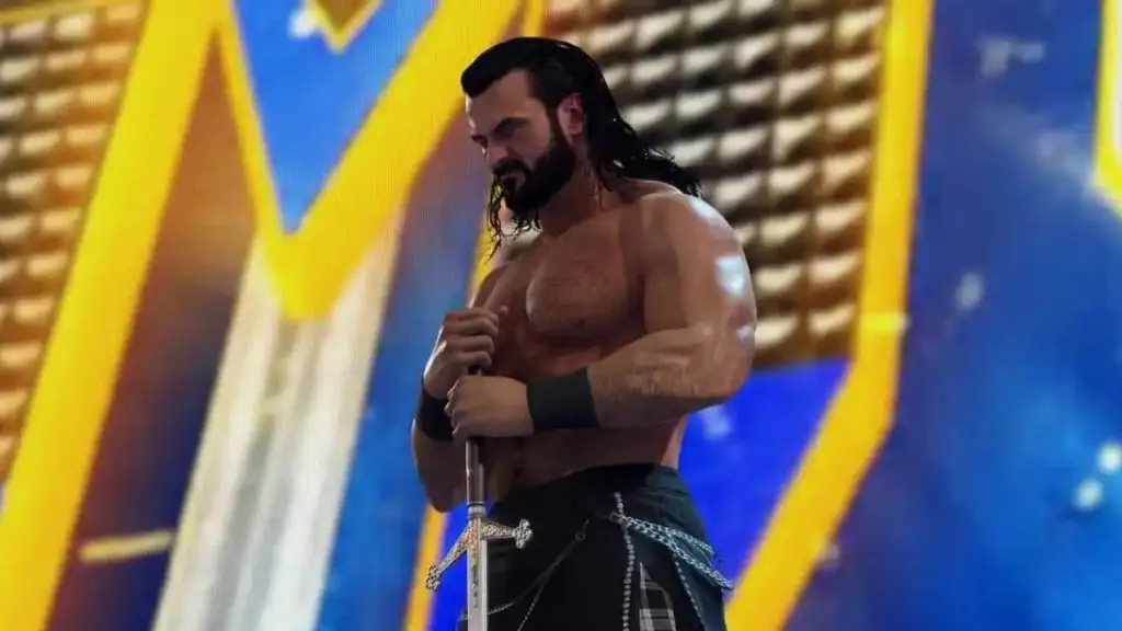 drew mcintyre entrance in wwe 2k23